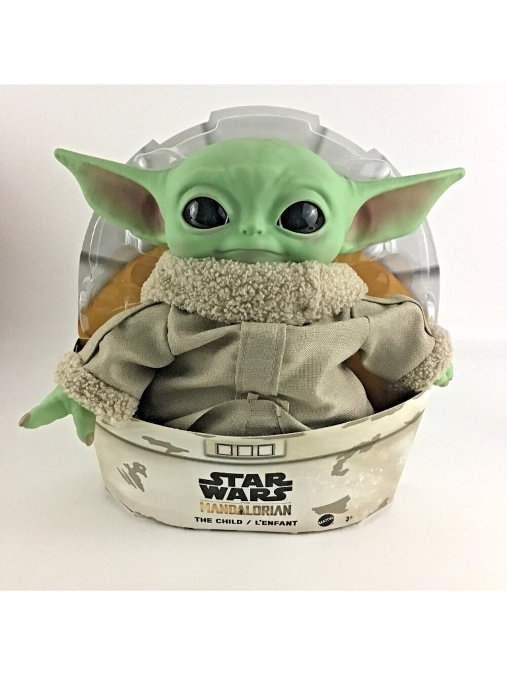 Star Wars The Mandalorian The Child Grogu 11” Plush Stuffed Toy Doll 2020 Mattel